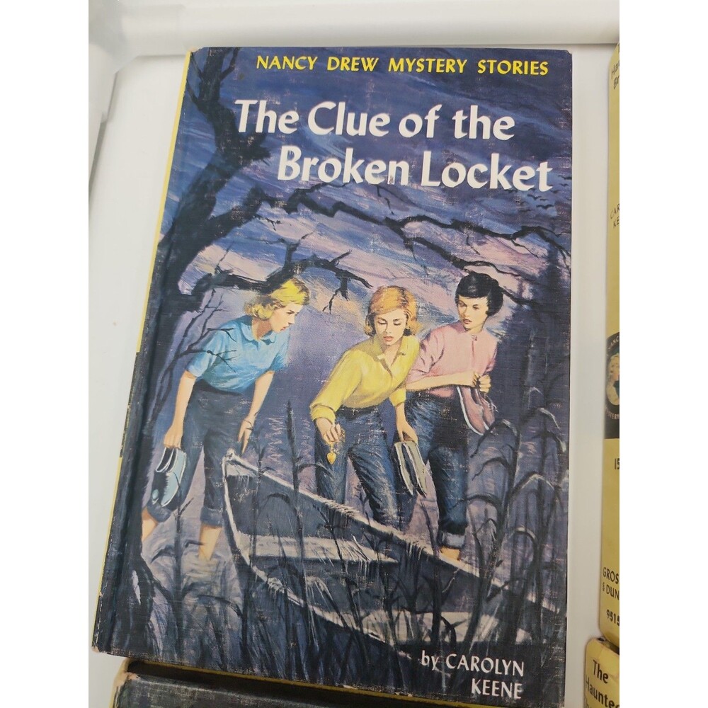 6 Vintage Yellow Cover Nancy Drew Mystery Series Hardcover Books Carolyn Keene - Picture 7 of 7